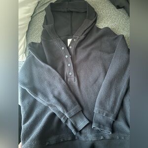 Aerie Snap Quarter Crew